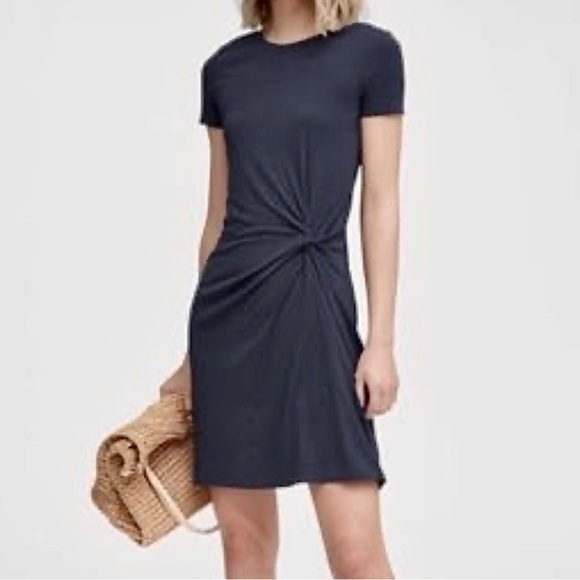 Banana Republic Navy Blue Ponte Fabric‎ Spandex Dress XS - Picture 1 of 8